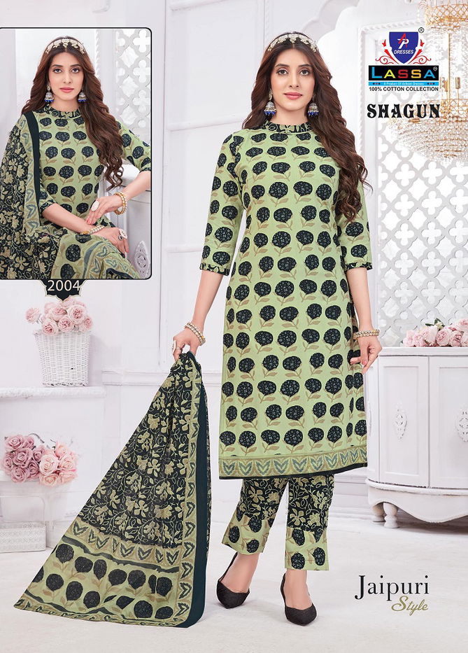 Shagun Jaipuri Style Vol 2 By Lassa Printed Cotton Dress Material Wholesale Shop in Surat